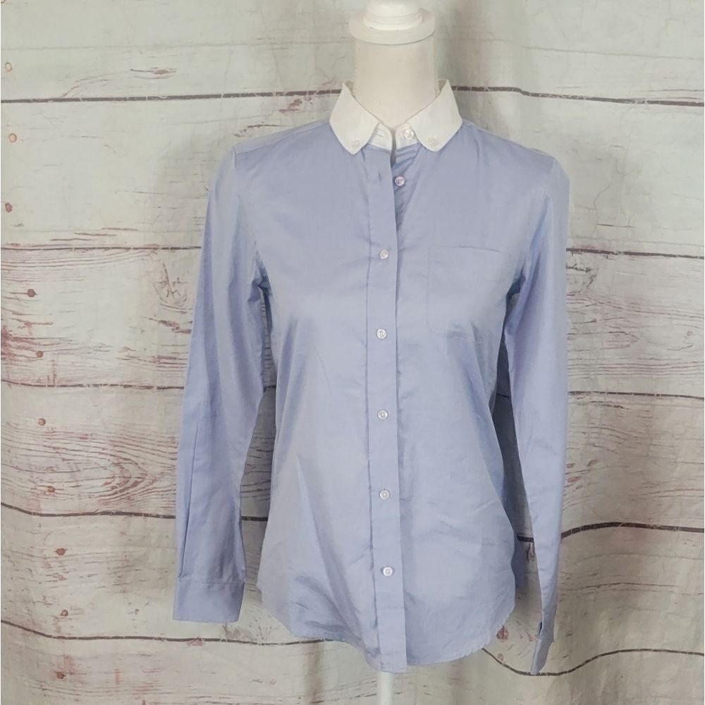 Coach Oxford Button Up Top Size 2